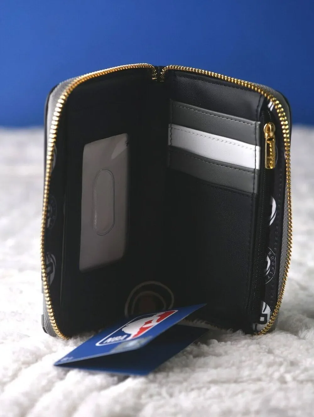 NBA Brooklyn Nets Patch Icons Mini Backpack & Wallet - NWT